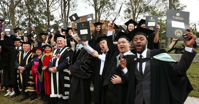 University of Newcastle students celebrate success at graduation