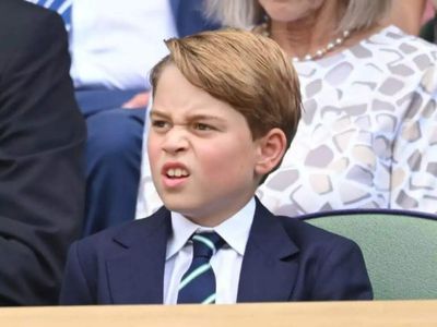 Prince George did it again! You cannot miss the funny faces he made during Wimbledon