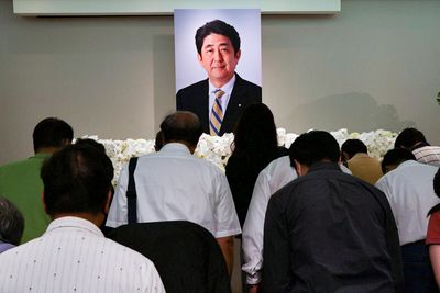 Taiwan vice president makes rare Japan visit to pay respects to Abe - official media
