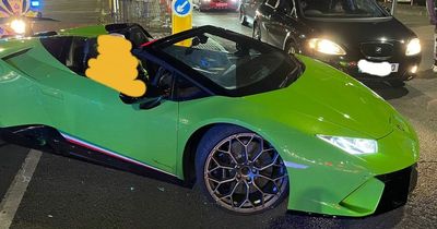 'Anti-social' driver has bright green Lamborghini seized by police after ignoring warnings