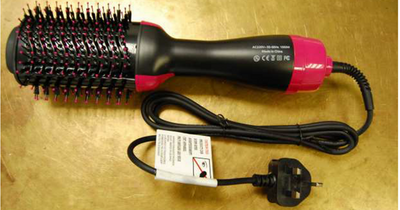 'Urgent warning' issued over heated hairbrush and dryer that can catch fire