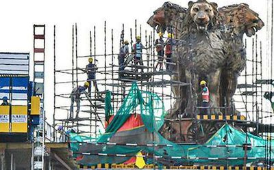 Opposition slams PM Modi for unveiling national emblem atop new Parliament building