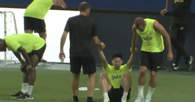 Harry Kane and Son Heung-min 'collapse' in gruelling Antonio Conte Tottenham training session