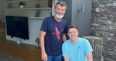 Roy Keane meets young Irish basketball player left unable to walk after fall