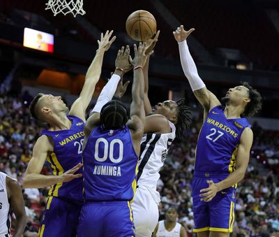 Warriors secure first Summer League win behind 28 points from Jonathan Kuminga vs. Spurs