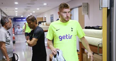 The Tottenham player forced to withdraw from pre-season training session amid injury concern