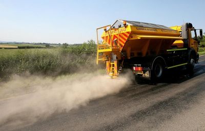 Gritters ready in case roads melt during heatwave