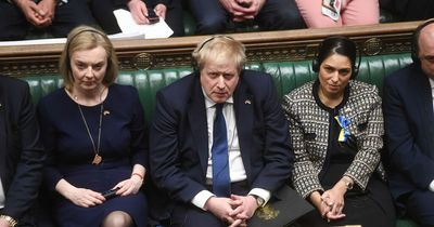 Water leak 'raining' next to Boris Johnson's chair shuts the Commons in sad metaphor