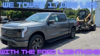 Ford F-150 Lightning Tows 17,000 Pounds With Ease, Range Impresses