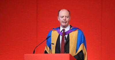 Professor Chris Whitty awarded honorary doctorate by Northumbria University