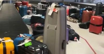 Edinburgh Airport passengers waiting hours for luggage abandon bags at carousel