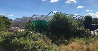 New B&Q store being built at Maltings Retail Park in Newark