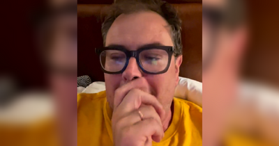 Alan Carr issues update after collapsing on stage