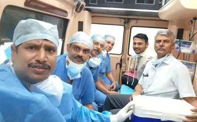 Police create green corridor for donor heart