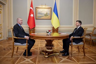 Ukraine's Zelenskiy, Turkey's Erdogan discuss grain exports, Ukrainian ports