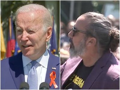 Biden interrupted by Parkland father at White House event celebrating bipartisan gun legislation