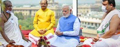 Opposition criticises PM Modi's unveiling of national emblem cast on new Parliament; BJP hits back