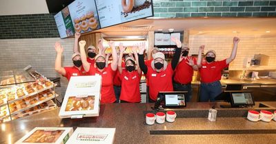 Dublin Krispy Kremes are giving away a dozen doughnuts for less than a tenner