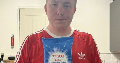 Tesco shopper calls for packaging change after burning himself on toilet cleaning wipes