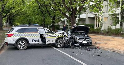 Teen 'high on drugs, driving stupidly' when cop car smashed