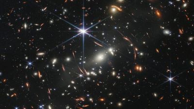 Joe Biden releases first James Webb Space Telescope image showing early universe warped by giant galaxy cluster SMACS 0723