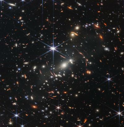 First images from Nasa’s James Webb space telescope reveal ancient galaxies