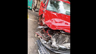 Bengaluru: Student driving Audi rams 3 vehicles, injures 4 people