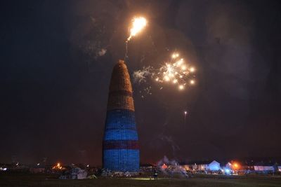 Hundreds of bonfires lit to begin Twelfth of July celebrations in NI