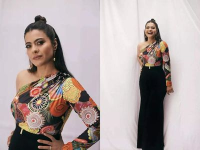 Kajol raises her style stakes in a multicoloured ensemble