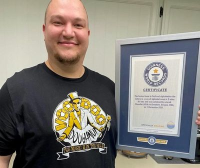 Knowing Your ABC’s: Man Sets World Record For Fastest Time Alphabetizing ABC Soup Letters