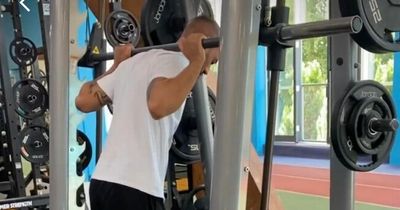 Watch Rangers star Kemar Roofe step up calf injury recovery as he works with elite physio