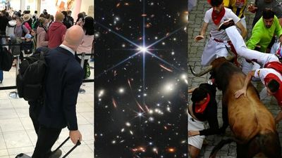 The Loop: Australia's airport delays drag on, James Webb Space Telescope peers deep into the cosmos, and injuries at the running of the bulls