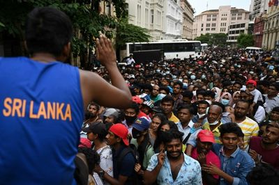 Sri Lanka president seeks seaborne escape after airport standoff