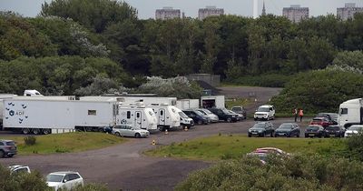 New Paramount+ show filming on Ayrshire beach as TV crews descend on beauty spot for crime drama