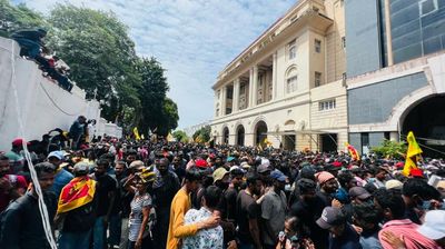 Sri Lanka protesters reject all-party gov’t, want Rajapaksas out