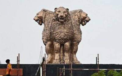 Opposition, activists object to muscular, aggressive lions in national emblem