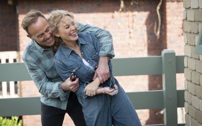 ‘Gripping’: Kylie Minogue reunites in Ramsay St with on-screen husband Jason Donovan