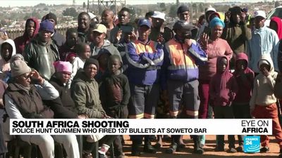 Police hunt gunmen who killed at least 15 in Soweto bar shooting