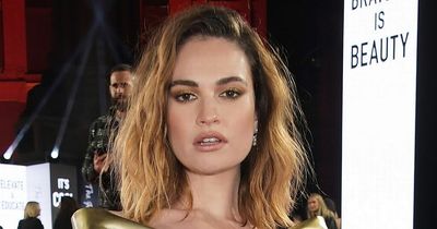 Lily James is completely unrecognisable in new Versace campaign after gothic makeover