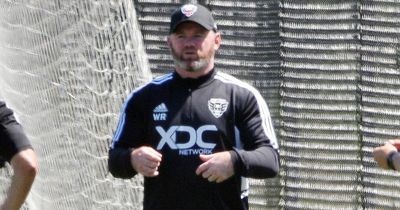 Wayne Rooney pictured running first DC United training session with wife Coleen back home