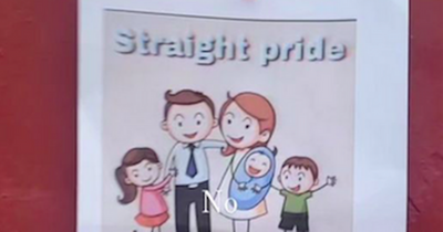 Outrage as Straight Pride poster promoting 'normal people' shown pinned to Scots church door