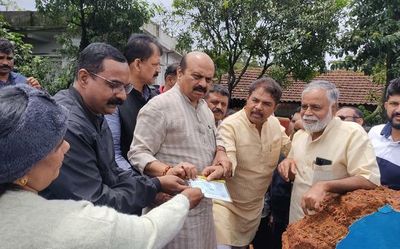 Bommai assesses rain damage in Kodagu, assures all help