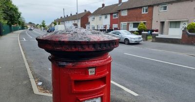 Vandals torch post box toppers that 'brightened' village
