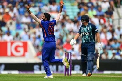 England suffer ten-wicket hammering against India in first ODI as Jasprit Bumrah skittles returning top order