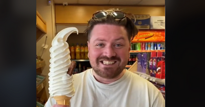 Shop claiming to sell Ireland's biggest 99 ice cream goes viral as some hit out at price