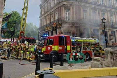 Trafalgar Square fire: Basement of Admiralty pub damaged after intense blaze