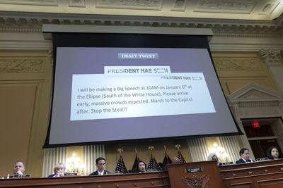 Trump draft tweet and secret messages reveal he had ‘deliberate strategy’ to lead Jan 6 crowd to Capitol