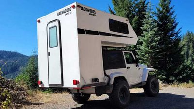 Backwoods Camper Adds King-Size Bed And More To Two-Door Jeep Wrangler