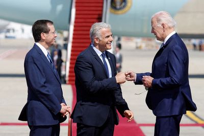 Biden savors Israel 'homecoming' as high-wire Saudi leg looms