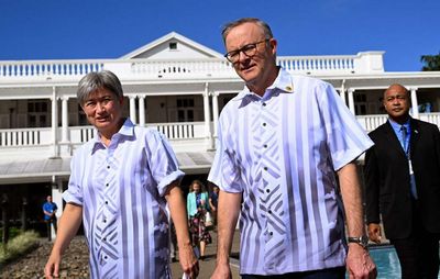 ‘We are family’: Anthony Albanese meets Solomon Islands PM amid tension over China deal